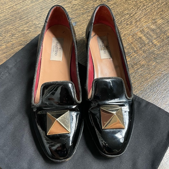 Valentino Rockstud One Single Stud Loafer 37 patent - Picture 1 of 5